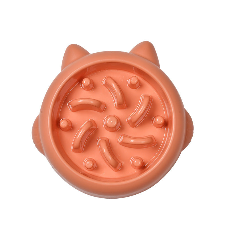 Slow Food Bowl Dog PP Material for Pets Minimalist