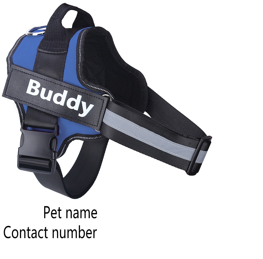 Personalized Dog Harness Vest – No-Pull, Adjustable, Safe