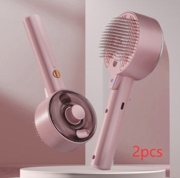 Self-Cleaning Pet Hair Brush – Dog & Cat Grooming