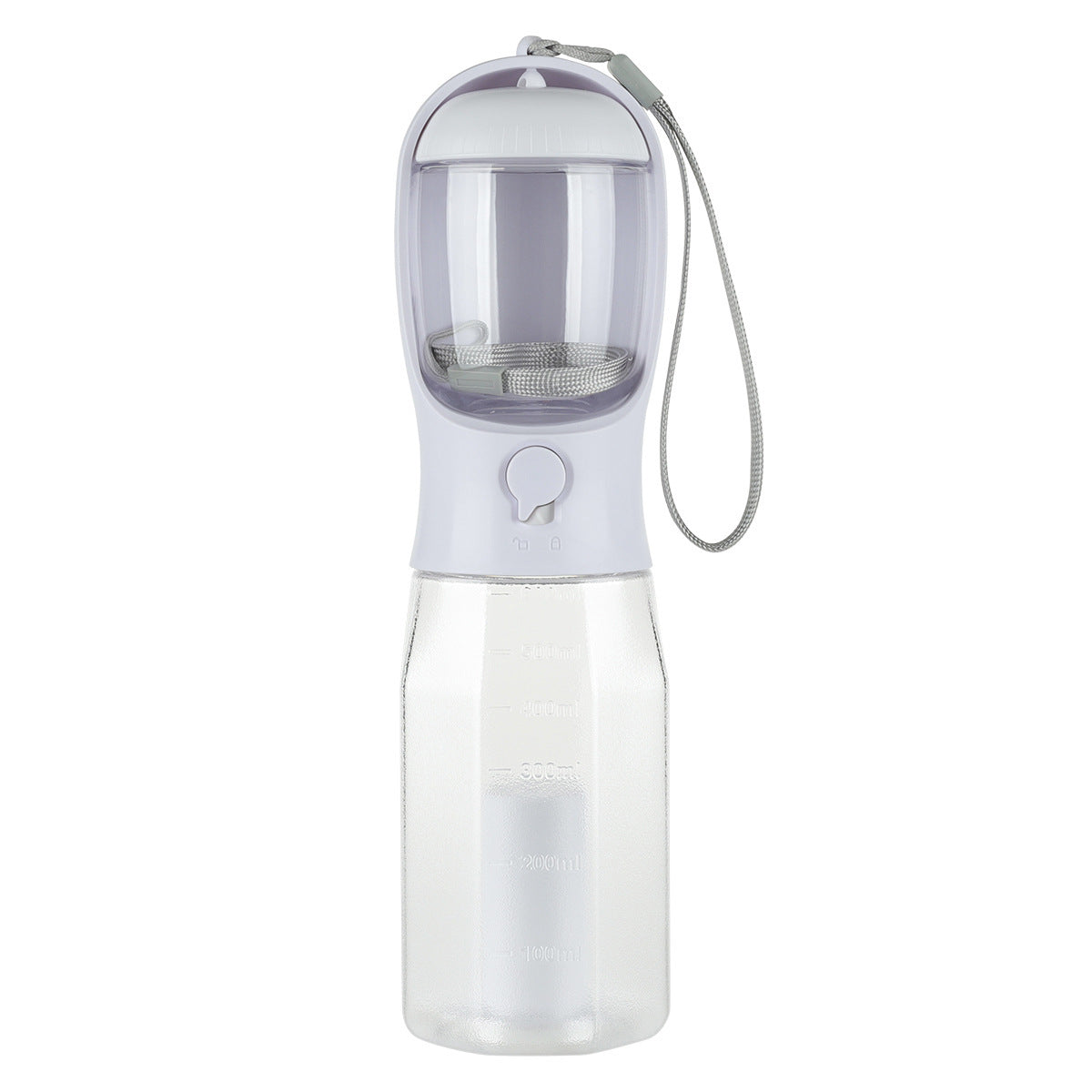 Leak-Proof Pet Water Bottle with Food & Poop Bag Dispenser