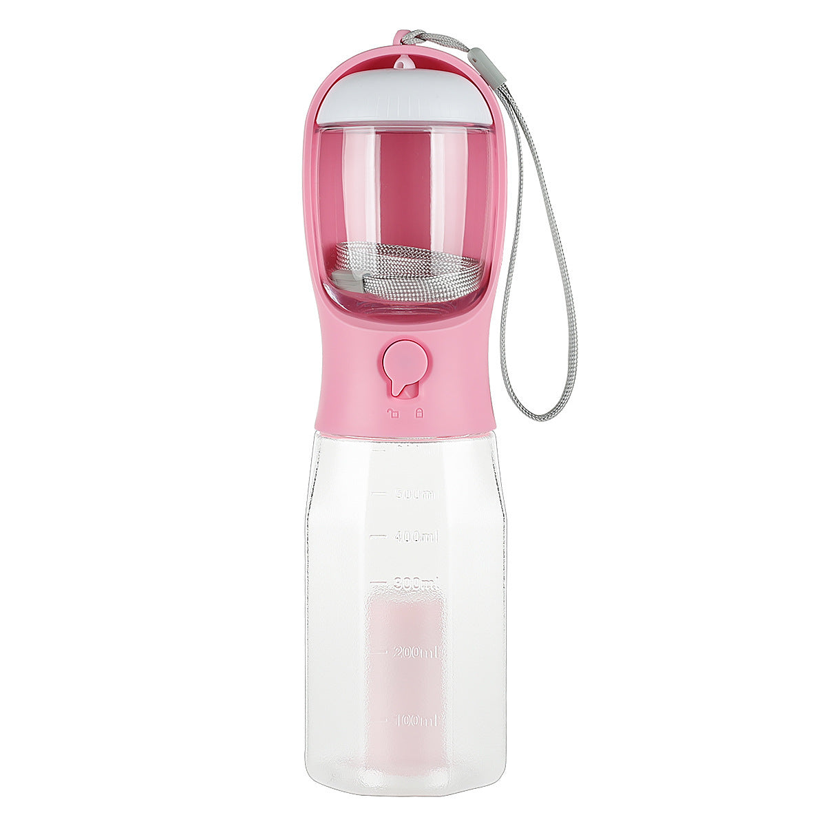 Leak-Proof Pet Water Bottle with Food & Poop Bag Dispenser