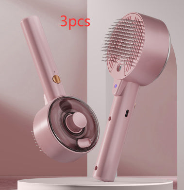 Self-Cleaning Pet Hair Brush – Dog & Cat Grooming