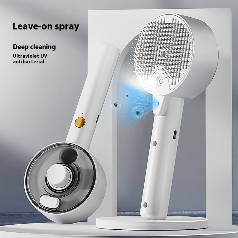 Self-Cleaning Pet Hair Brush – Dog & Cat Grooming