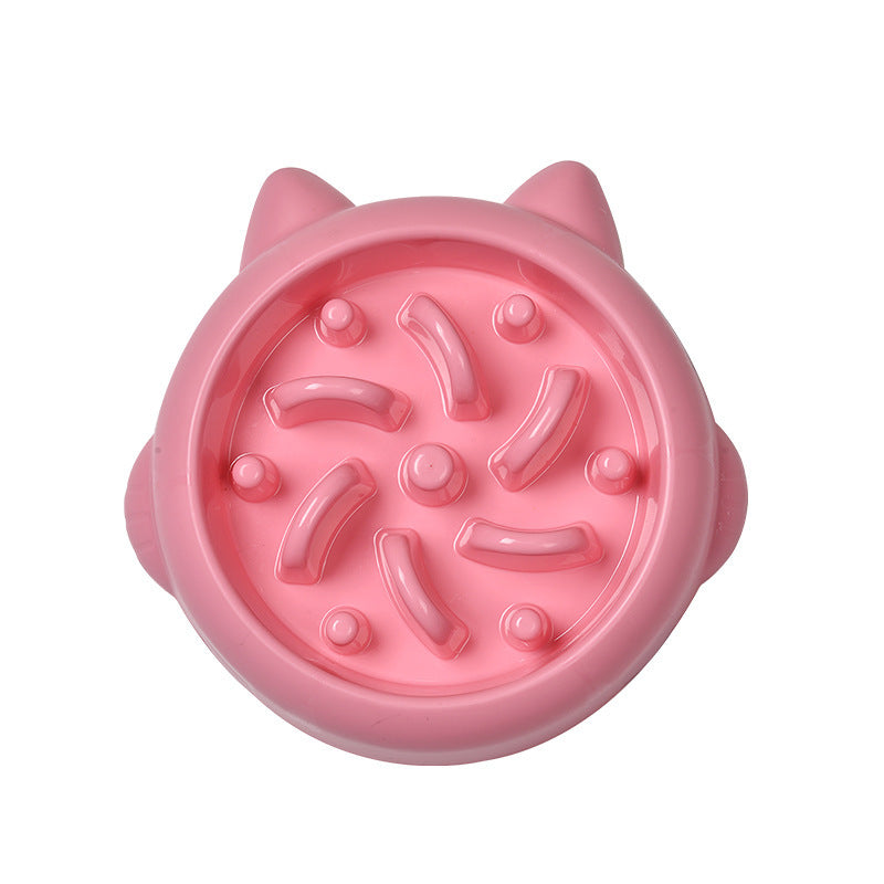 Slow Food Bowl Dog PP Material for Pets Minimalist