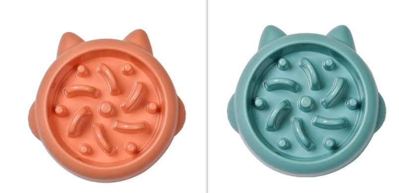 Slow Food Bowl Dog PP Material for Pets Minimalist