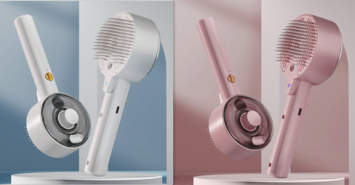 Self-Cleaning Pet Hair Brush – Dog & Cat Grooming